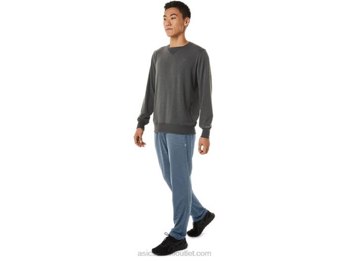 calça fp masculina 462T38 aço azul spacedye Asics