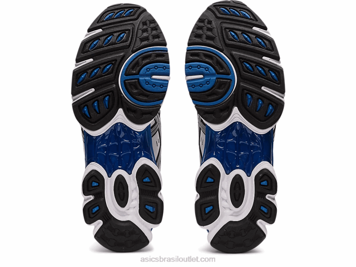 gel nimbus 9 462T1225 passeio branco/lago Asics