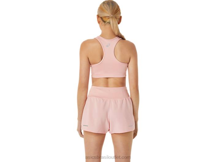 sutiã acolchoado feminino 462T2819 rosa fosca Asics